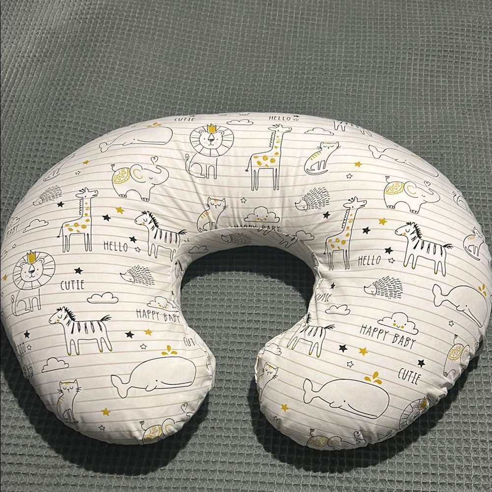 Animal Print Baby Pillow
